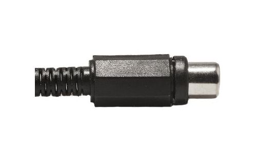 RCA Tulp connector 2-polig female zwart 02